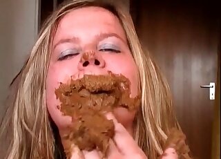 Super hot XXX chicks eating poop tube videos