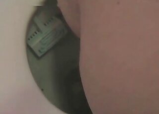 Yet another static camera shot of pooping and a toilet